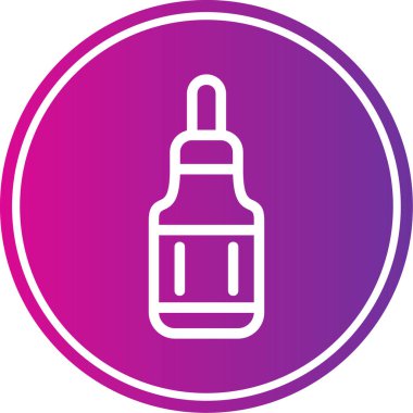 Benzersiz parfüm vektörü simgesi