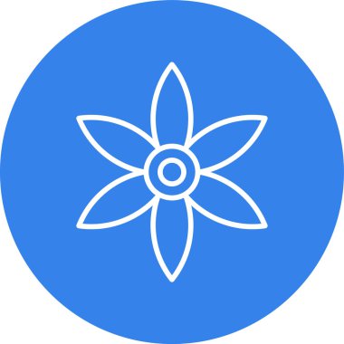 çiçek simgesi vektör illüstrasyonu