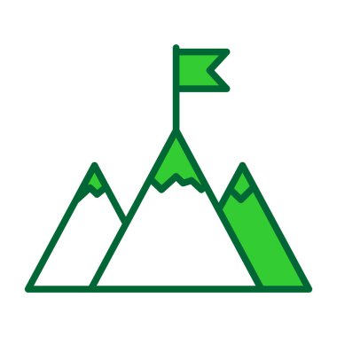 dağ ikonu vektör illüstrasyonu