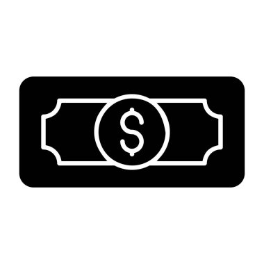 Web ve mobil uygulaması tasarımı, para logo kavramı için beyaz arka plan üzerinde izole para simge vektör