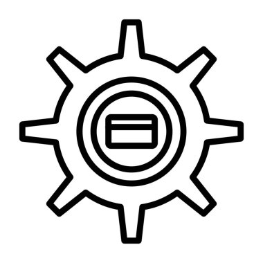 vektör ince çizgi simgesi ayarlanıyor