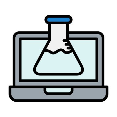 bilgisayar laboratuarı test simgesi