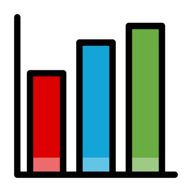 grafik ikonu vektör illüstrasyonu