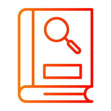 Arama simgesi vektör illüstrasyonu