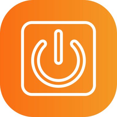 Enerji simgesinin vektör illüstrasyonu