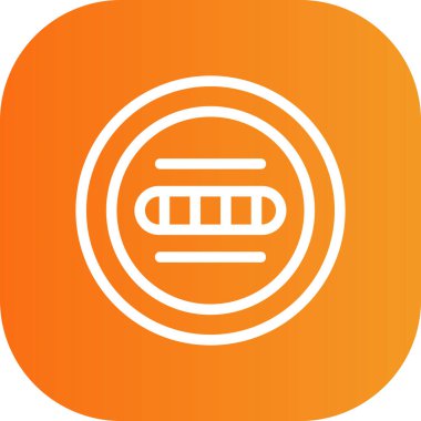 Eşsiz Kemer Vektör Satırı Simgesi