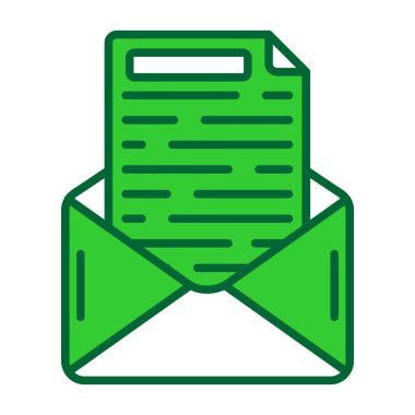 Harf simgesi olan zarf