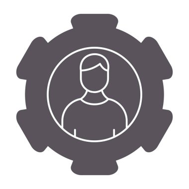 man simgesi vektör illüstrasyonu