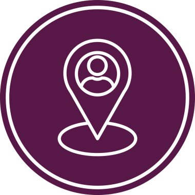 Resim konumu haritası simgesi