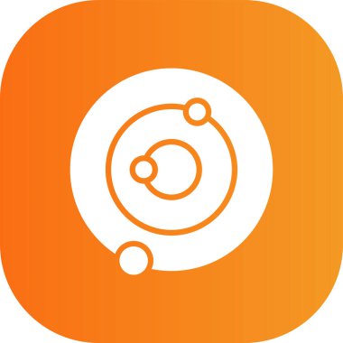 Çemberin bir simgesinin vektör illüstrasyonu