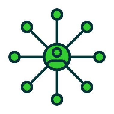 genel ağ vektör simgesi