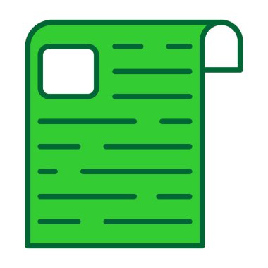 Kitap. Web simgesi basit illüstrasyon