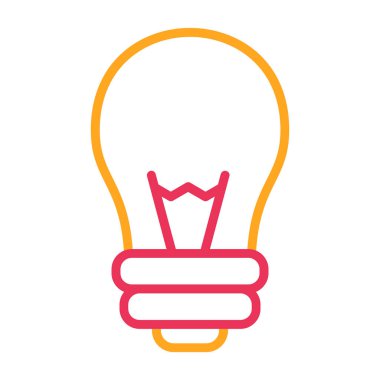 Yaratıcı bir fikir simgesine sahip ampul