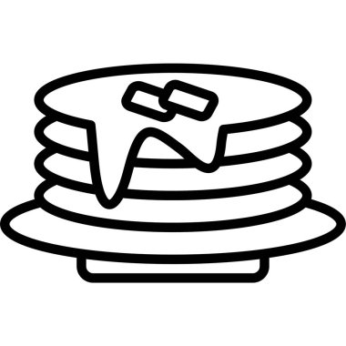 Kek simgesi, vektör illüstrasyonu