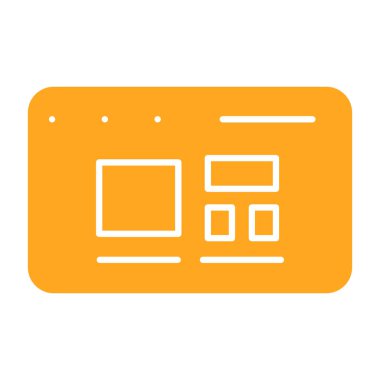 Web simgesi vektörü beyaz arkaplanda izole edildi, web işareti