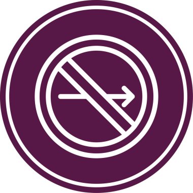 Dumanlı ikon vektör illüstrasyonu yok