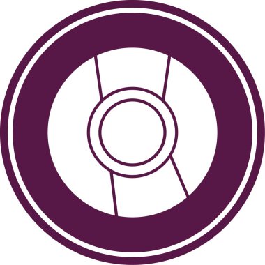 Modern bir simgenin vektör illüstrasyonu