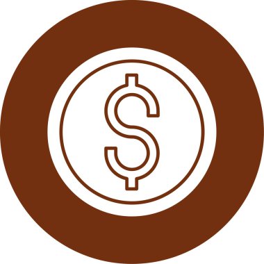 Sikke Simgesi vektör illüstrasyonu