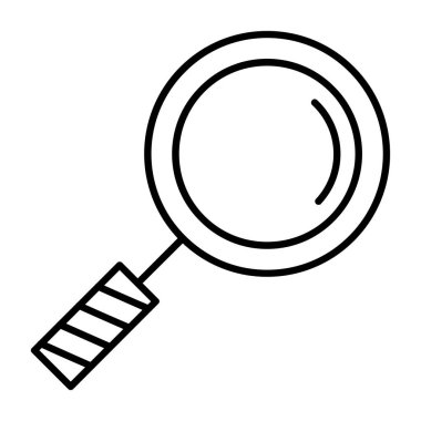 Büyüteç'i Web simgesi, vektör çizim