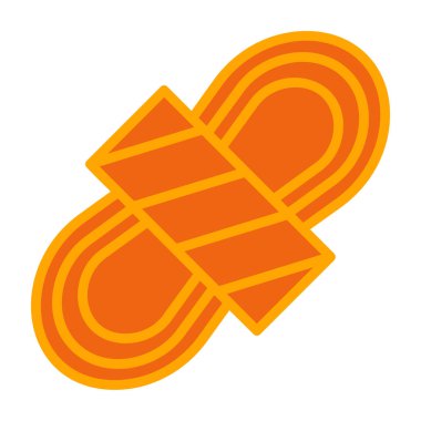 Tek bir izole şekerin vektör çizimi