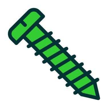 Tornavida. Web simgesi basit tasarım