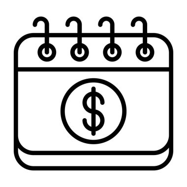 Dolar sembollü takvim