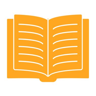 Kitap eğitimi okul simgesi ana hatları biçiminde