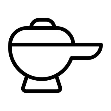 yemek pişirme kalıbı simgesi.