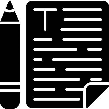 Belge. Web simgesi basit illüstrasyon