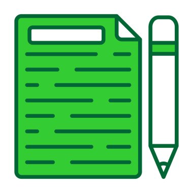 Kalem. Web simgesi basit illüstrasyon