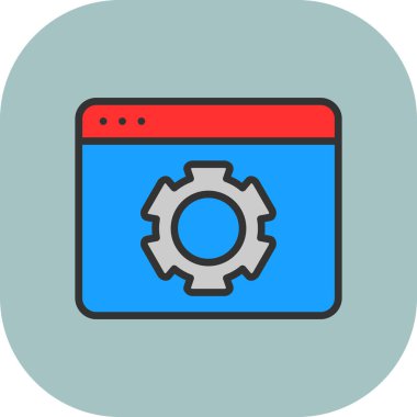 Beyaz arkaplanda web simgesi tasarımı