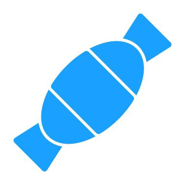 Mavi bir balonun vektör çizimi