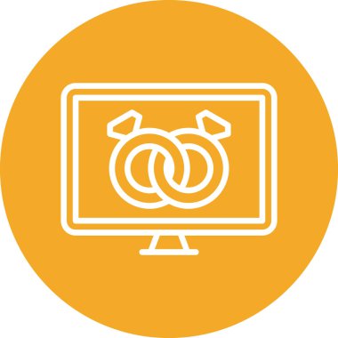 seo modern simgesinin vektör illüstrasyonu