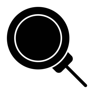 Büyüteç simgesi, düz stil