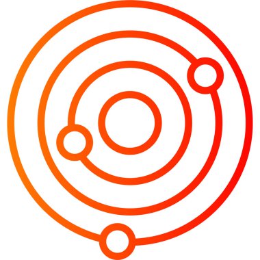 atom. Web simgesi basit tasarım