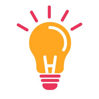 Fikrin sembolü olan ampul.