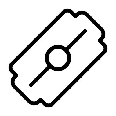 etiket vektörü ince çizgi simgesi