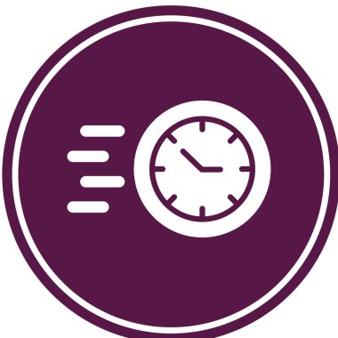 Saat simgesi. vektör illüstrasyonu