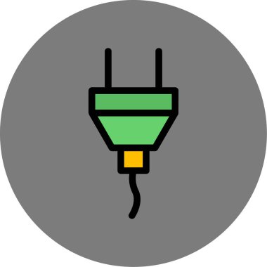 Fiş. Web simgesi basit illüstrasyon