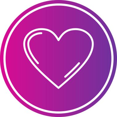 Vektör Kalp Simgesi illüstrasyonu