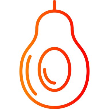 Meyve. Web simgesi basit illüstrasyon