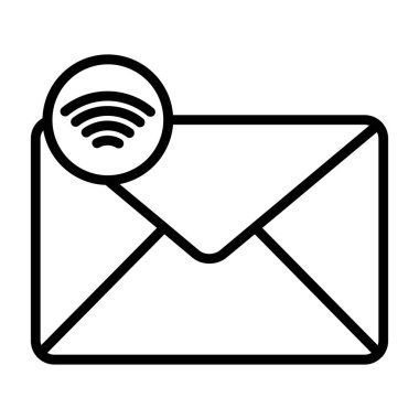 posta simgesi vektör çizimi çizimi