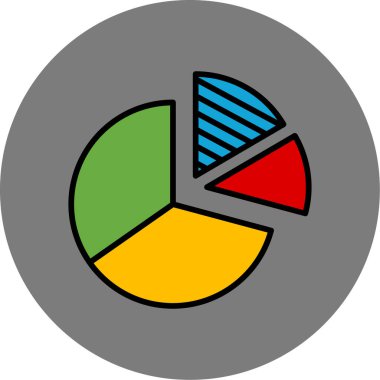 grafik ikonu vektör illüstrasyonu