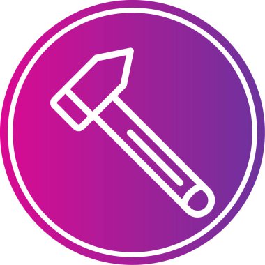 Balta simgesi vektör illüstrasyonu