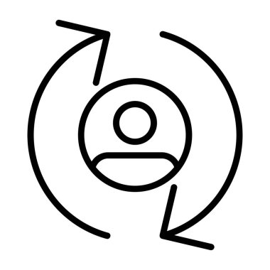 Simge vektör illüstrasyonunu tazele