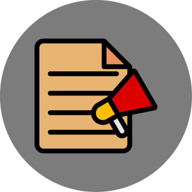 Kalem. Web simgesi basit illüstrasyon