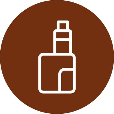 Şişe. Web simgesi basit illüstrasyon