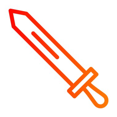 Bıçak. Web simgesi basit illüstrasyon