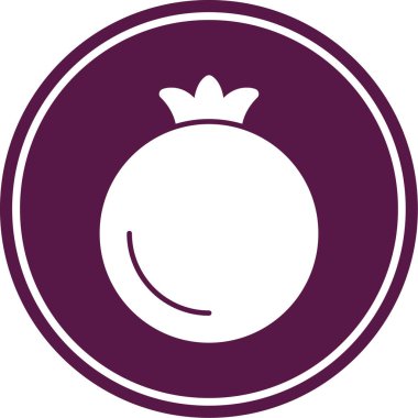 Benzersiz taç vektör simgesi