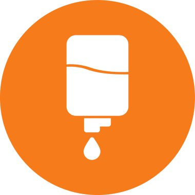 Su damlası ikonu. Web için su vektörü simgelerinin özet çizimi